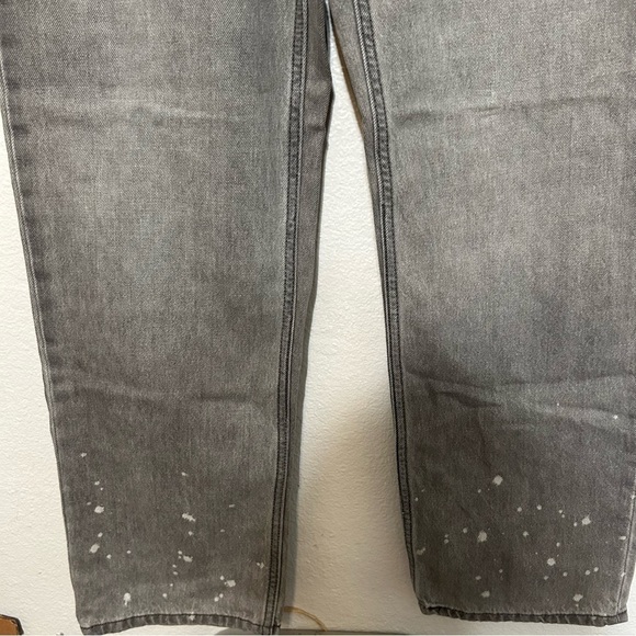 Levis Low Pro Straight Leg Grey Jeans Bleached Distressed NWT NEW​​ - Picture 10 of 13
